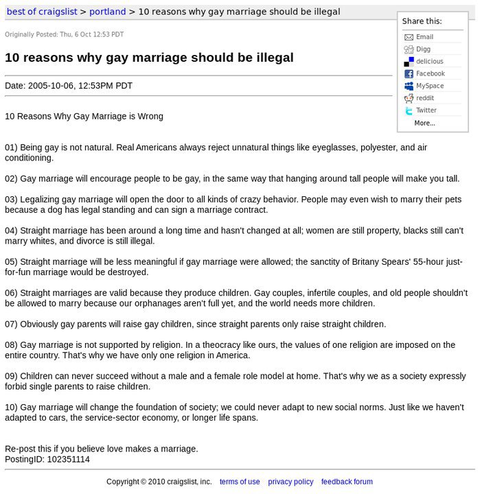 ./ 10 Reasons Why Gay Marriage Should Be Illegal.jpg